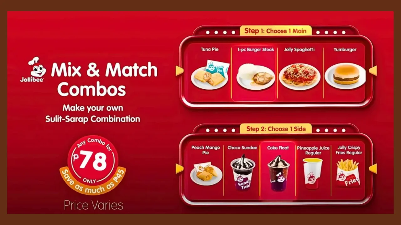 mix and match jollibee