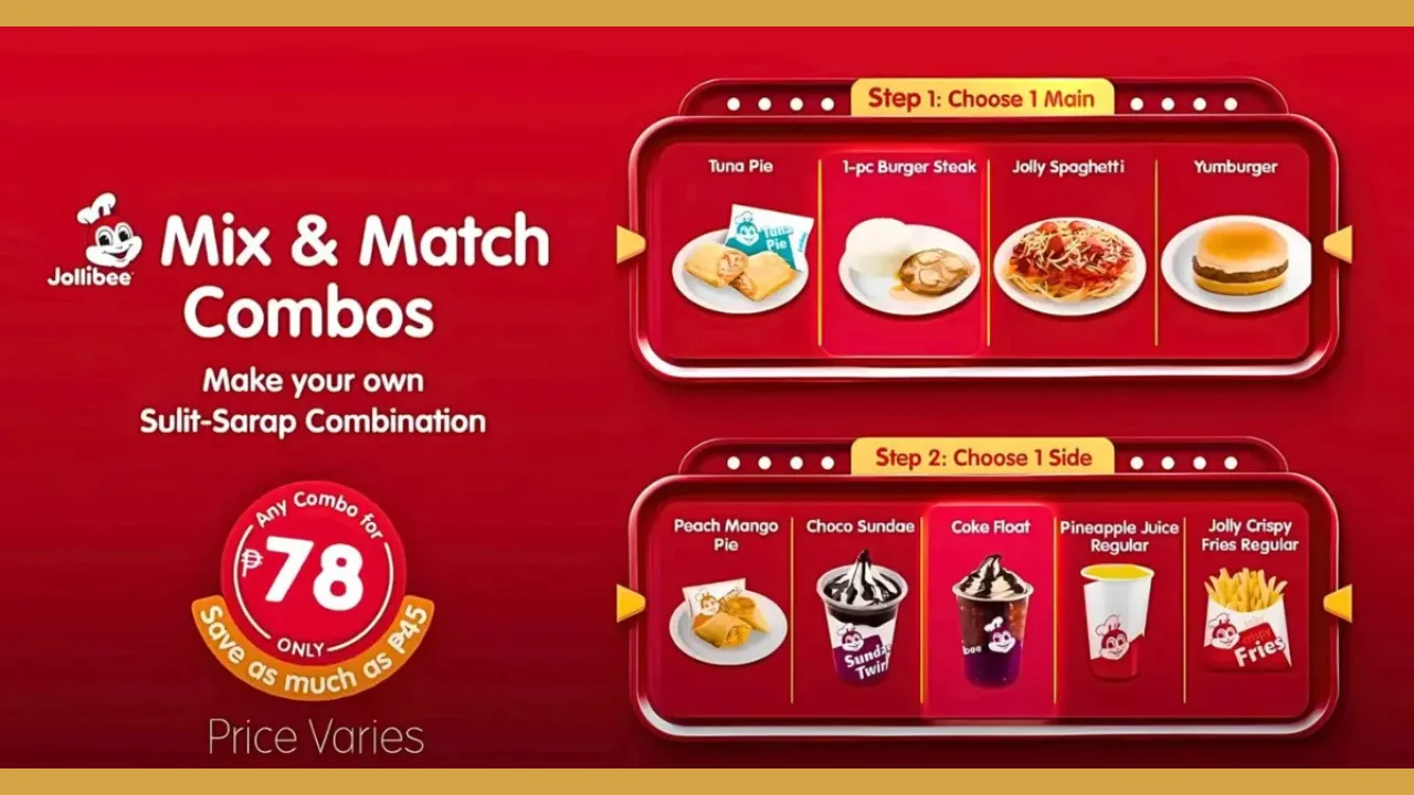 mix and match jollibee